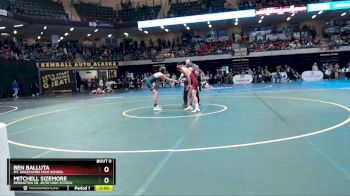 112 lbs Champ. Round 1 - Mitchell Sizemore, Redington Sr. Jr/Sr High School vs Ben Balluta, Mt. Edgecumbe High School