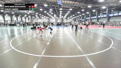 100 lbs Round Of 32 - Naiya Marie Delos Santos, KY vs Shelby Landrie, CT