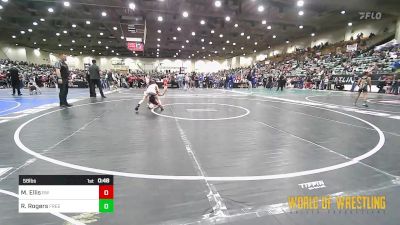 58 lbs Consi Of 8 #1 - Maxwell Ellis, RedWave Wrestling vs Ryzen Rogers, Freedom