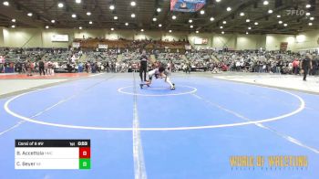 85 lbs Consi Of 8 #2 - Benjamin Accettola, Hillsboro Mat Club vs Carson Beyer, Nevada Elite