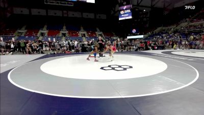 130 lbs Cons. Rd Of 16 - Faith Burgess, MI vs Kalynn Lyons, NE
