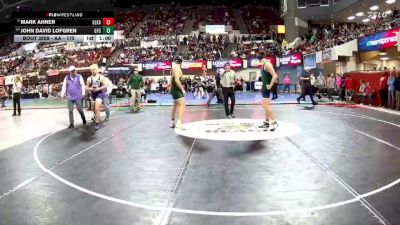 AA - 175 lbs Cons. Round 2 - John David Lofgren, Great Falls CMR vs Mark Ahner, Glacier (Kalispell)