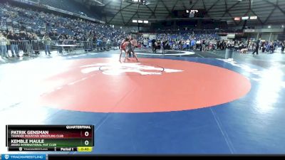 149 lbs Quarterfinal - Kemble Maule, Askeo International Mat Club vs Patrik Gensman, Thunder Mountain Wrestling Club