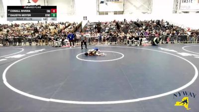 70 lbs Champ. Round 1 - Conall Rivera, Empire Wrestling Academy vs Dausyn Moyer, Brockport Youth Wrestling Club