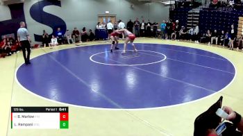 125 lbs. Cons. Round 3 - Becca Marlow, Fort Osage vs Lindsay Rampani, St. Clair