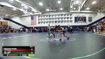 113 lbs Cons. Round 3 - Mustafa Eddir, Strongsville vs Mo Jnid, WestLake