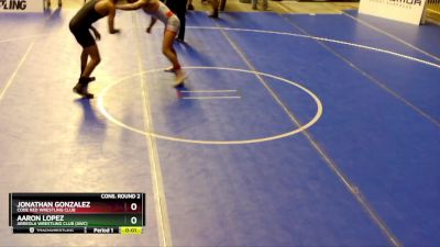 65 lbs Cons. Round 2 - Jonathan Gonzalez, Code Red Wrestling Club vs Aaron Lopez, Arreola Wrestling Club (AWC)