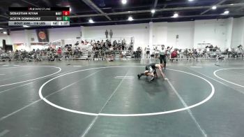 116 lbs Quarterfinal - Sebastian Kiyan, Mantanona TC vs Aceyn Dominguez, Desert Dogs WC
