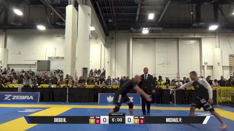 MICHAEL P. vs DIEGO N. 2025 World IBJJF Jiu-Jitsu No-Gi Championship