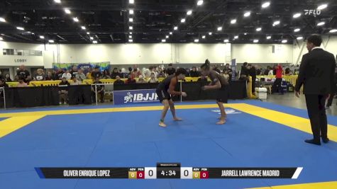 Jarrell Lawrence Madrid vs Oliver Enrique Lopez 2025 World IBJJF Jiu-Jitsu No-Gi Championship