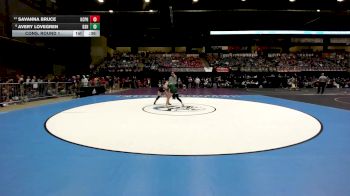 110 lbs Cons. Round 1 - Savanna Bruce, Kansas City-Piper HS vs Avery Lovegren, De Soto HS