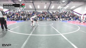 120 lbs Quarterfinal - Shaylee Silver, Bartlesville High School vs Kristen DeLaRosa, Broken Arrow Girls