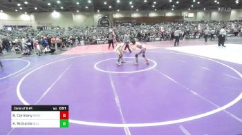 95 lbs Consi Of 8 #1 - Bentley Cormany, NorCal Elite vs Kenneth Richards, Bulldog Wrestling Club