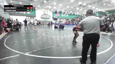 106 lbs 7th Place Match - Robbie Cruz, Patriot vs Daniel Manley, Arlington