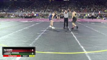 D4-175 lbs Cons. Round 1 - RJ Cicero, Erie-Mason HS vs Landen Johnson, Lakeview HS