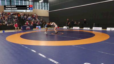 59kg Round 2 - Olivia Lichti, London-Western Wrestling Club vs Aleena Dhanji, Brock WC