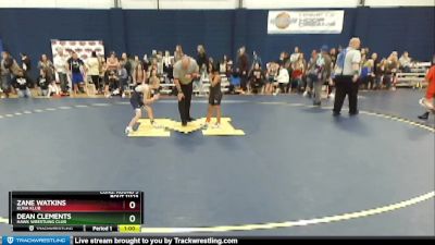 67 lbs Cons. Round 3 - Dean Clements, Hawk Wrestling Club vs Zane Watkins, Kuna Klub