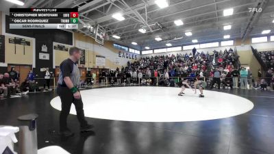 106 lbs Semifinal - Christopher Montovani, East Hartford vs Oscar Rodriquez, Trumbull