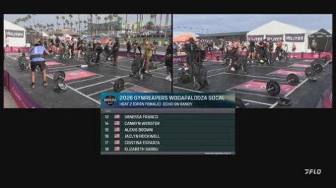 Women - Vinia Lifting Stage - Echo On Randy - Open Indy Heat 2