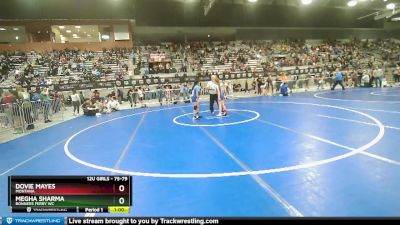 75-79 lbs Cons. Semi - Megha Sharma, Bonners Ferry WC vs Dovie Mayes, Montana