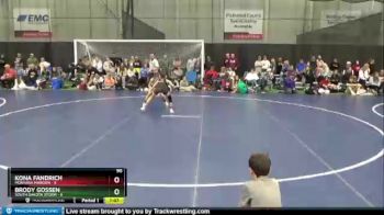 90 lbs Semis & 1st Wrestleback (8 Team) - Brody Gossen, South Dakota Storm vs Kona Fandrich, Montana Maroon