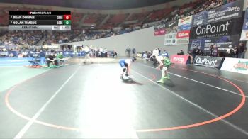 2A/1A Boys 165 Semifinal - Nolan Timeus, Gold Beach Boys vs Bear Doman, Crane Boys
