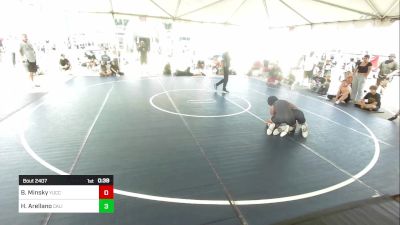 132 lbs Consi Of 16 #2 - Bryan Minsky, Yucca Valley vs Henry Arellano, California Grapplers