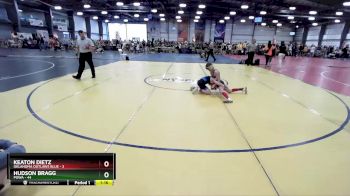 84 lbs Rd# 2 10:30am Friday - Hudson Bragg, POWA vs Keaton Dietz, Oklahoma Outlaws Blue