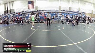 78 lbs Champ. Round 2 - Nikolas Kilmer, Team Donahoe Wrestling Club vs Kaden Joustra, ISI Wrestling Club