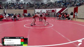 145 lbs Champ. Round 2 - Caleb Kirkpatrick, Columbus East vs Michael Neidigh, Edgewood High School