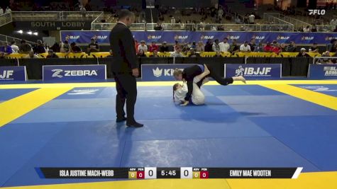Emily Mae Wooten vs Isla Justine Mach-Webb 2026 Pan Jiu Jitsu IBJJF Championship