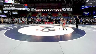 88 lbs Champ. Rd Of 32 - Nico Ballantini, IA vs Crue Hatchell, IL