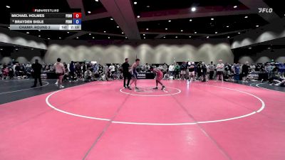 132 lbs Champ. Round 2 - Michael Holmes, Pennsylvania vs Brayden Sigle, Pennsylvania