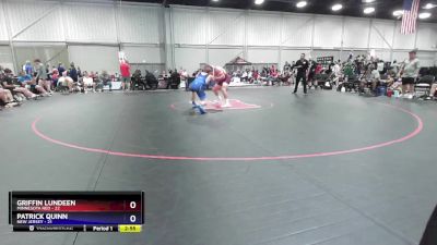 165 lbs Semis & 3rd Wb (16 Team) - Griffin Lundeen, Minnesota Red vs Patrick Quinn, New Jersey