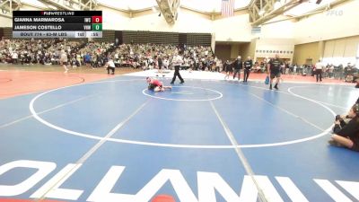 63-M lbs Consi Of 16 #2 - Gianna Marmarosa, Immortals vs Jameson Costello, Vougar Honor Wrestling