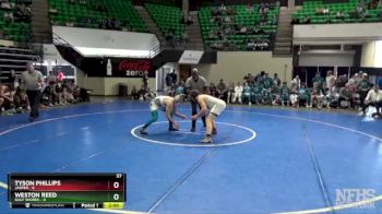 192 lbs Finals (2 Team) - Tyson Phillips, Jasper vs Weston Reed, Gulf Shores