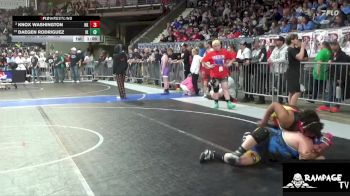 190 lbs Champ. Round 1 - Daegen Rodriguez, Iola Kids vs Knox Washington, Hoxie Kids