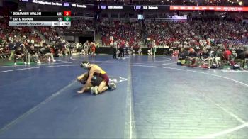 3A-120 lbs Champ. Round 2 - Benjamin Walsh, Ankeny vs Zayd Igram, Cedar Rapids Jefferson