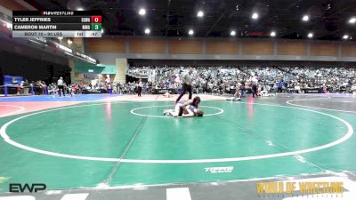 90 lbs Consi Of 8 #2 - Tyler Jeffries, EGWA vs Cameron Martin, Mayfield Mat Academy