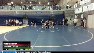 85/95 Round 5 - Caydence Aargard, 208 Badgers vs Tylee Grosdidier, Payette Wrestling Club