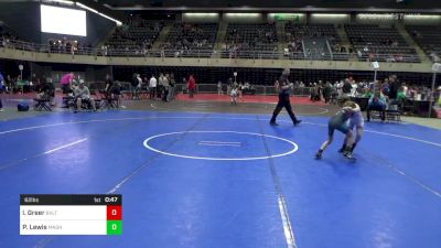 62 lbs Consolation - Isadore Greer, Baltimore vs Parker Lewis, Magnolia