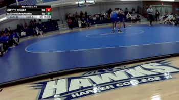 165 lbs Round 1 (8 Team) - Zephyr Fegley, Muskegon Community College vs Maguire Hoeksema, Harper College