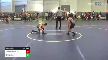 82 lbs Semifinal - Bryson Constantino, Elite Force vs Malakii Martin, Top Notch WC