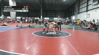 120 lbs Cons. Round 2 - Peyton Elling, Warmup Gang Wrestling Club vs Luke Ayers, New Hill
