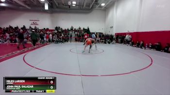 126 lbs Champ. Round 1 - Miles Larsen, Legend vs John Paul Salazar, Mountain View