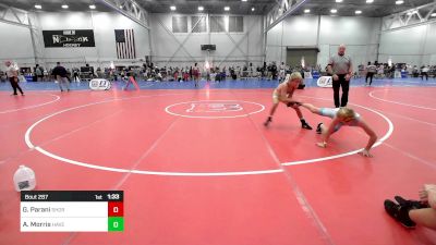 106 lbs Semifinal - Gregory Parani, Shorething vs Aiden Morris, Haverhill High School