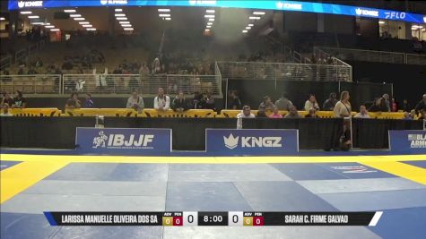 Sarah C. Firme Galvao vs Larissa Manuelle Oliveira Dos Sa 2025 Pan Jiu Jitsu IBJJF Championship
