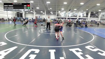 126 lbs Round Of 16 - Emily Ziriak, Amherst vs Lucy Martin, West Springfield
