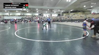 60 lbs Champ. Round 1 - Beckham Steltz, Williamson Co Wrestling Club vs Canaan Rutgerson, Wildcats Wrestling