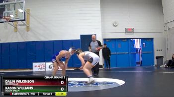 138 lbs Champ. Round 2 - Kason Williams, Sugar Salem vs Dalin Wilkinson, Idaho Falls